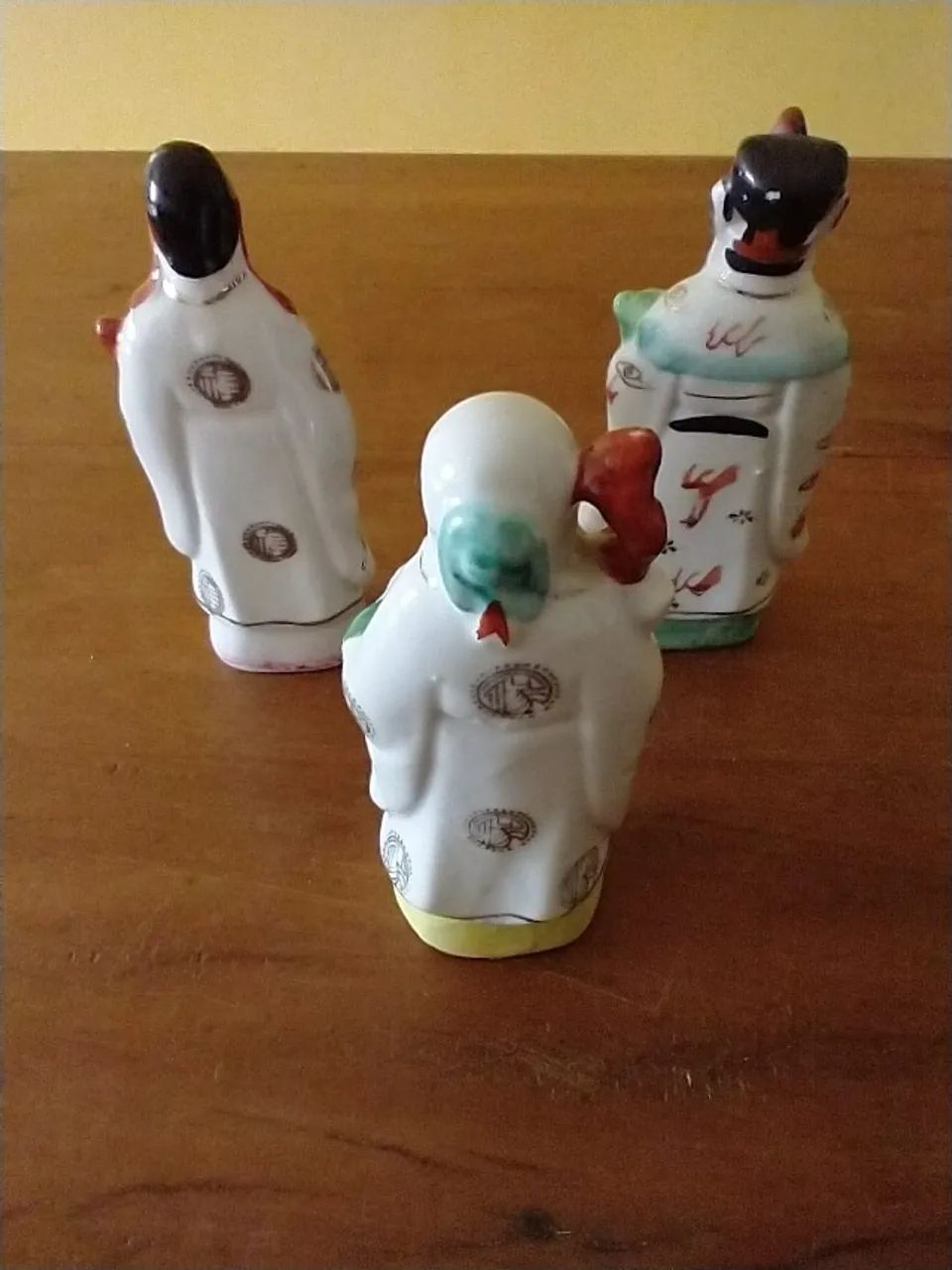 China, Trio de Deuses San Xing, Déc.80, Item de Coleção, Excelente estado - Foto 4