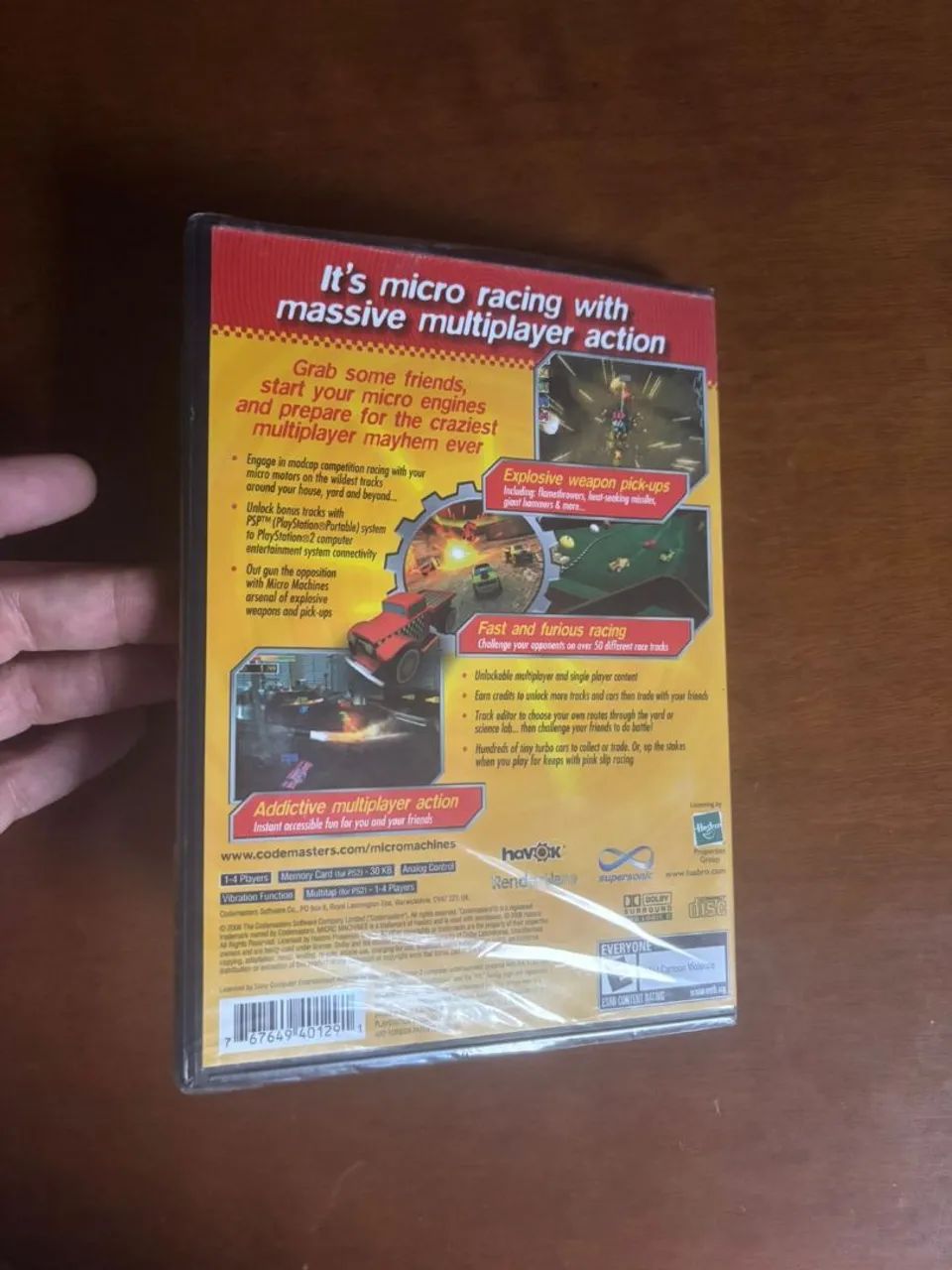 Jogo Micro Machine V4 Para PS2 LACRADO - Foto 5
