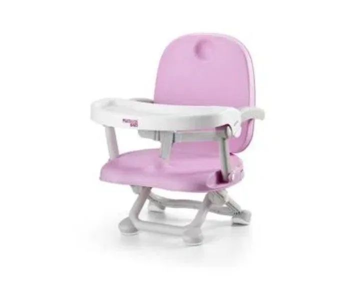 Cadeira de Alimentação Infantil Dobrável  portátil- Rosa