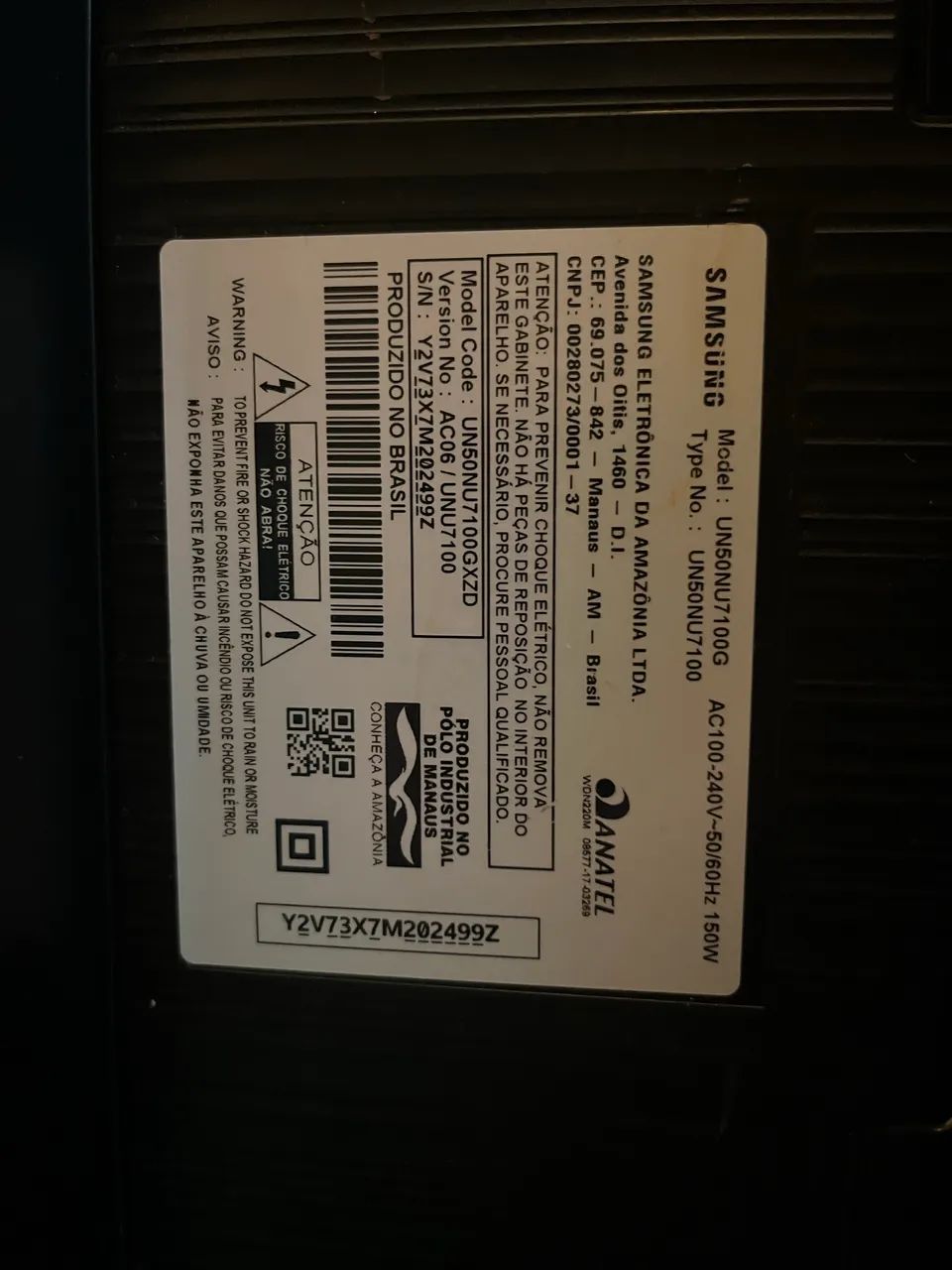 Smartv Samsung 50? com tela Ruim - Foto 3