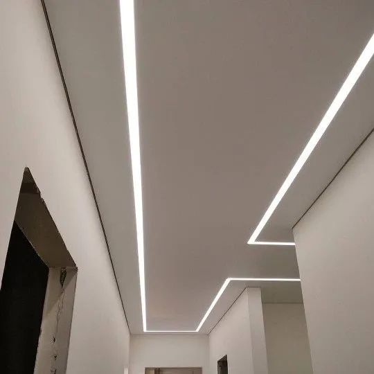 Perfil LED 2 Metros Embutir e Sobrepor Gesso Marcenaria - Foto 2