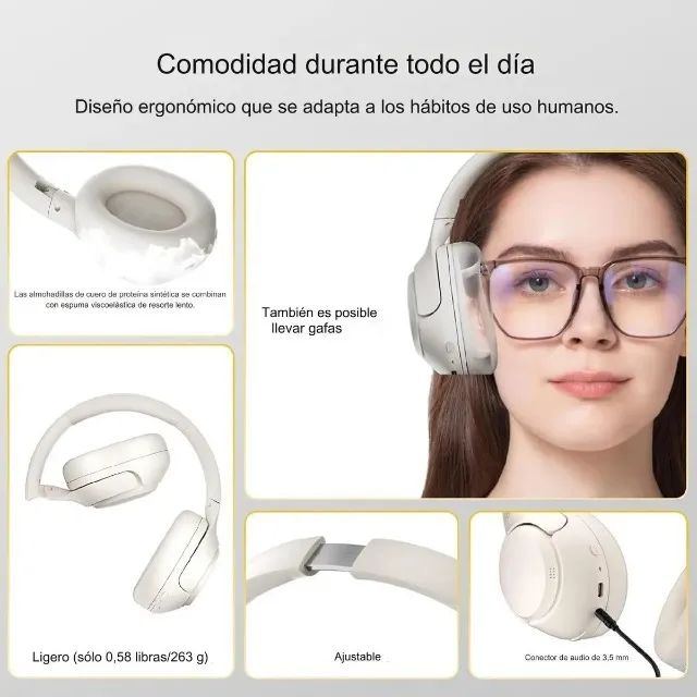 Fone de ouvido QCY H3 Branco - Foto 4