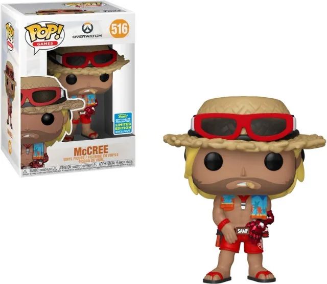 Funko Pop Overwatch McCree 516 (Summer Convention 2019) Novo Original - Foto 3