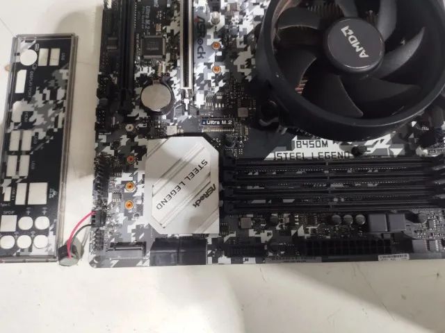 Placa Mae Amd Asrock B450M Steel Legend - Foto 6