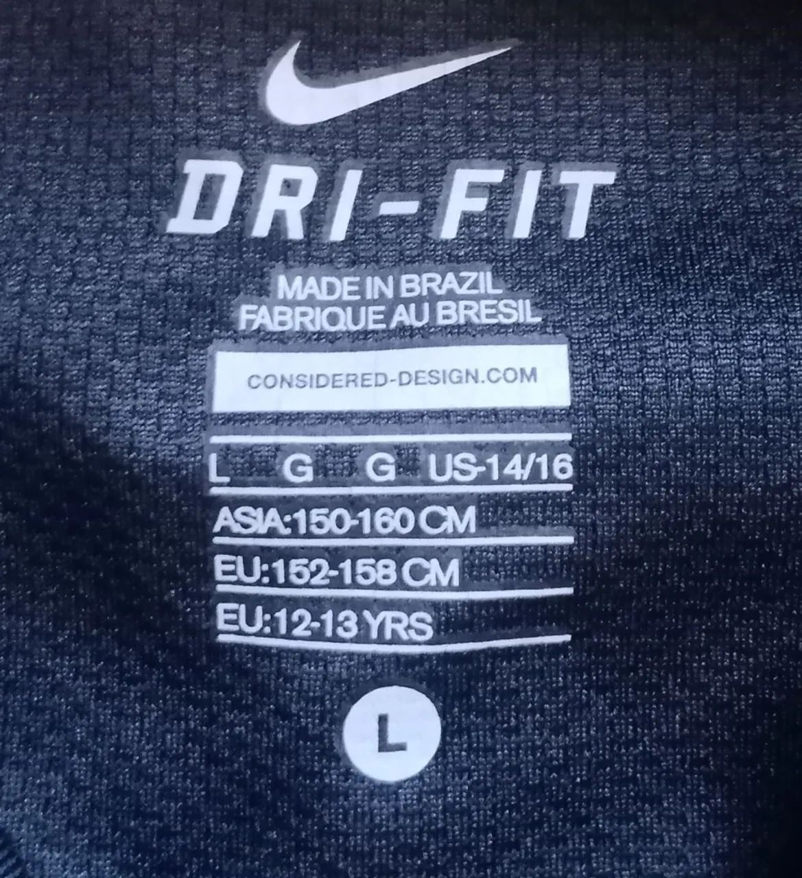 Camisa da Seleção Brasileira Infantil Oficial Goleiro Nike 2010 tamanho L - Foto 3