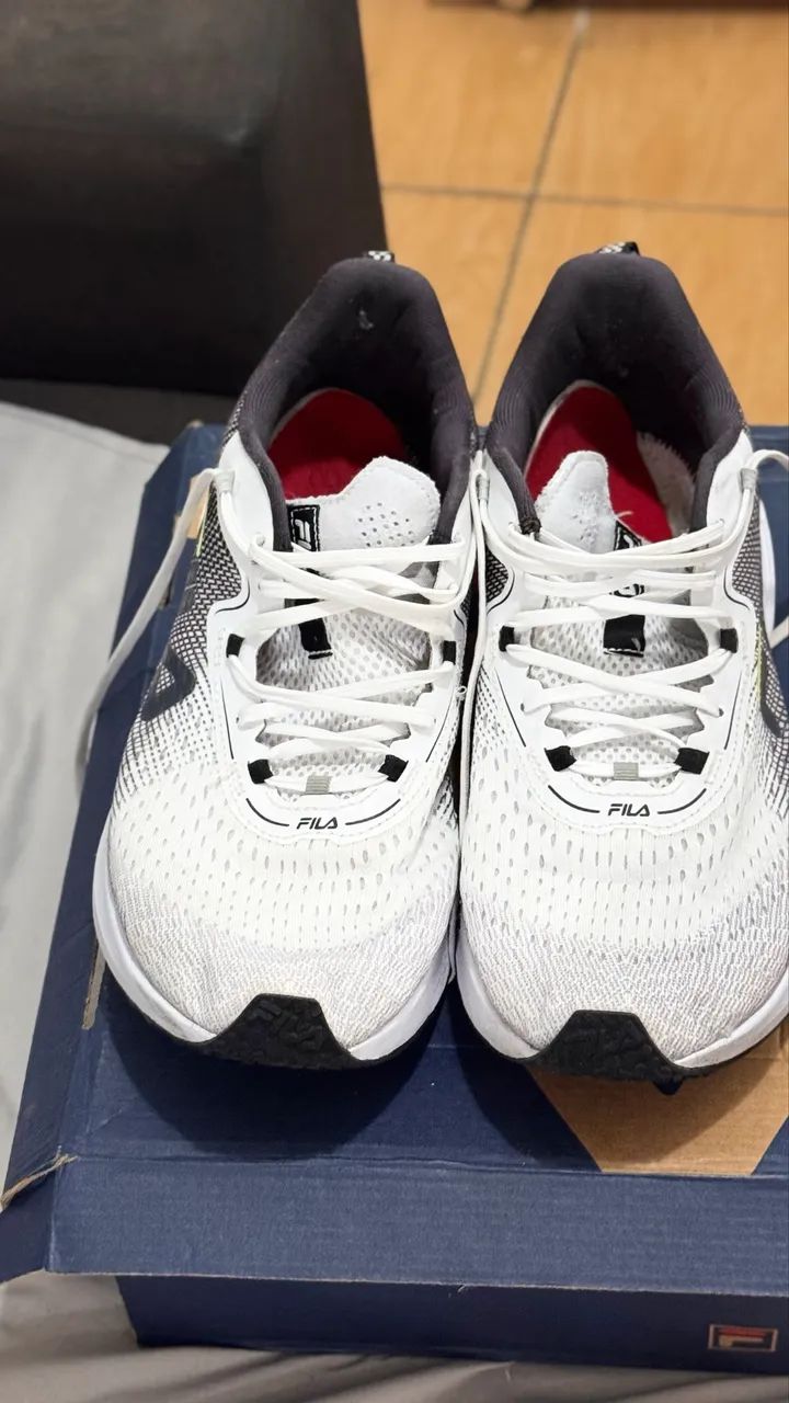 Tênis Fila Racer Branco e Verde - Foto 4
