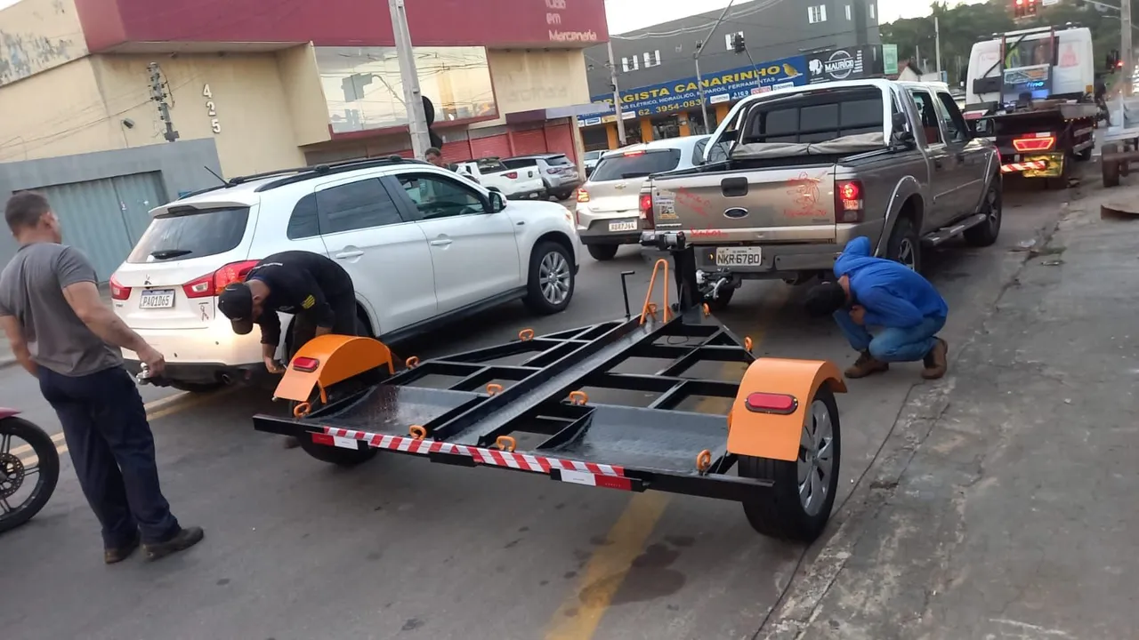 Carreta Reboque para Transporte de Veículos