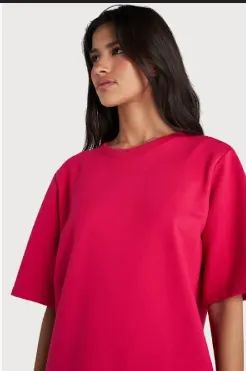 Vestido Feminino Moletom Ovesized Rosa Pink RESERVA Simples - Foto 5