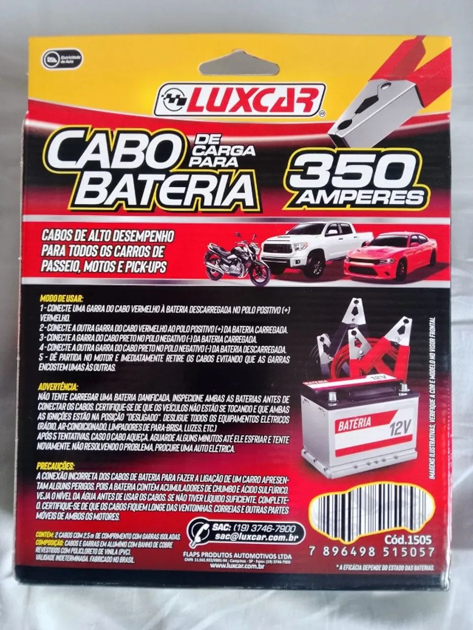 Cabos Para Enxerto De Bateria - Foto 2
