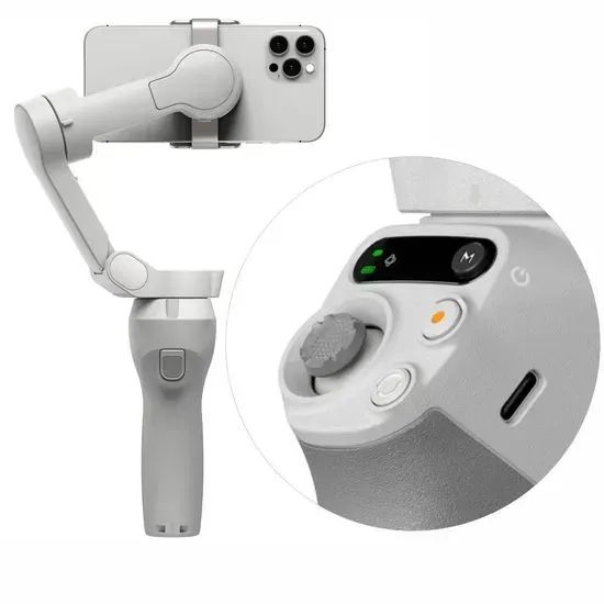 Estabilizador Dji Osmo Mobile Se Gimbal Para Smartphone Cor Cinza - Foto 5