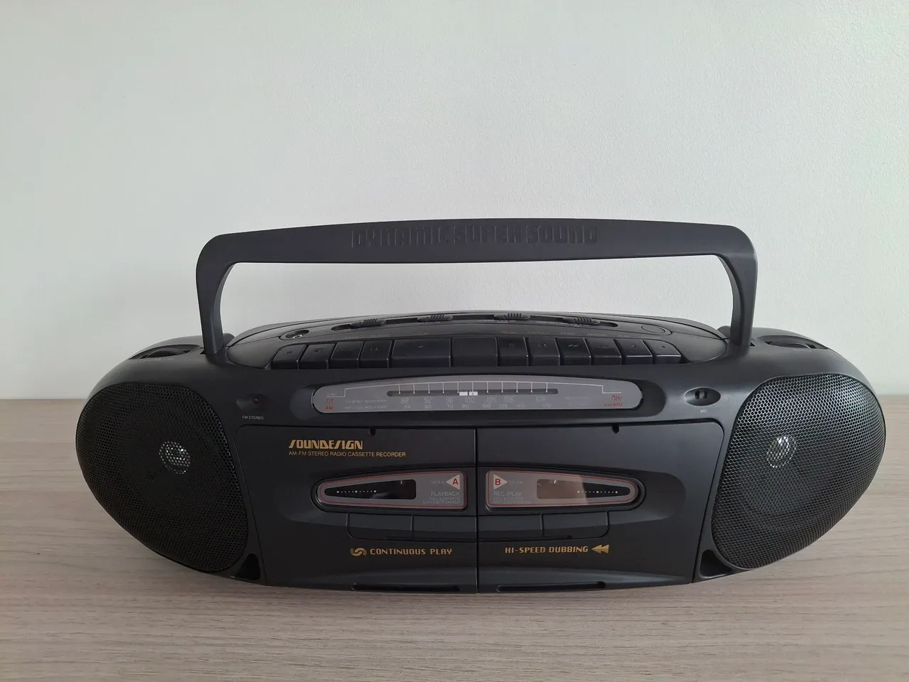 Rádio Gravador Soudesign Duplo Deck na Caixa