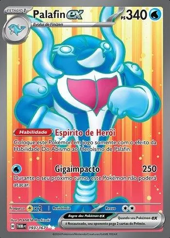 Carta Pokemon Palafin ex (193/167)