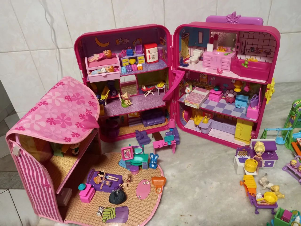 Casinha maleta de Boneca Play Set importado