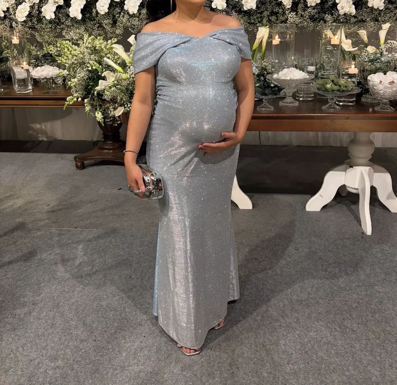 Vestido de festa para grávida 