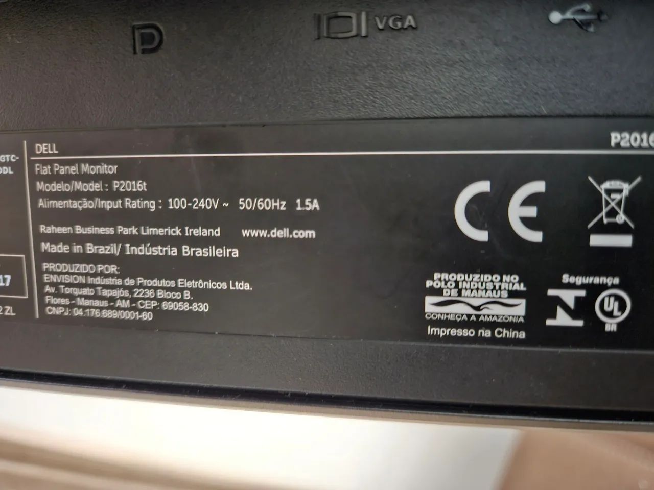 Monitor Dell + Adaptador VGA para HDMI - Foto 3