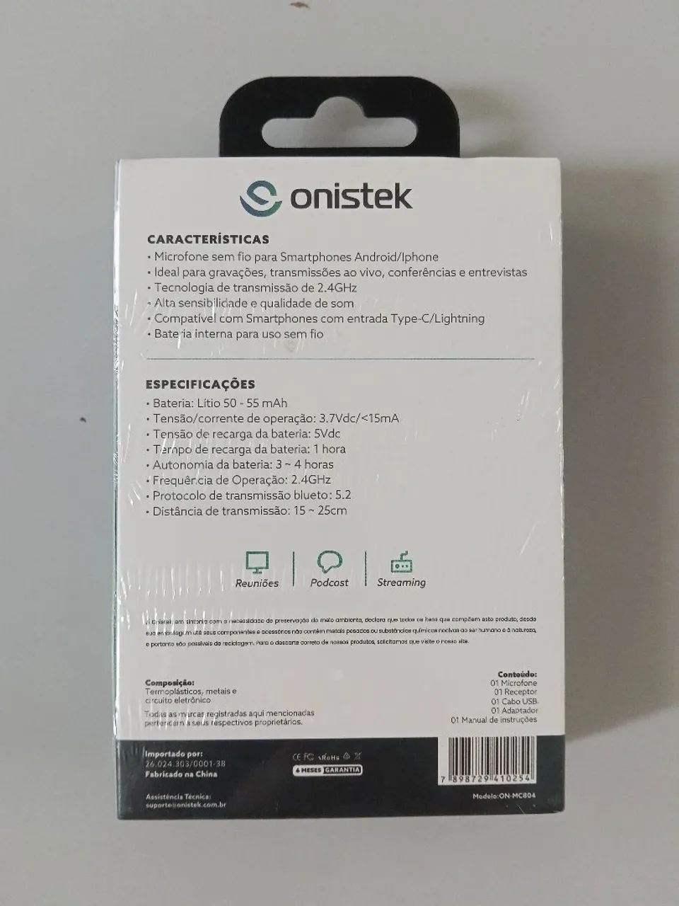 Microfone wirelles MC804 - Foto 2