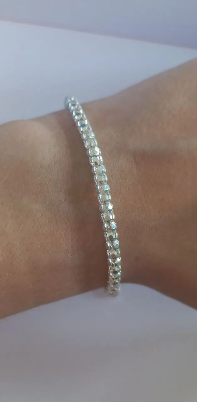 Pulseira nova de prata 925 