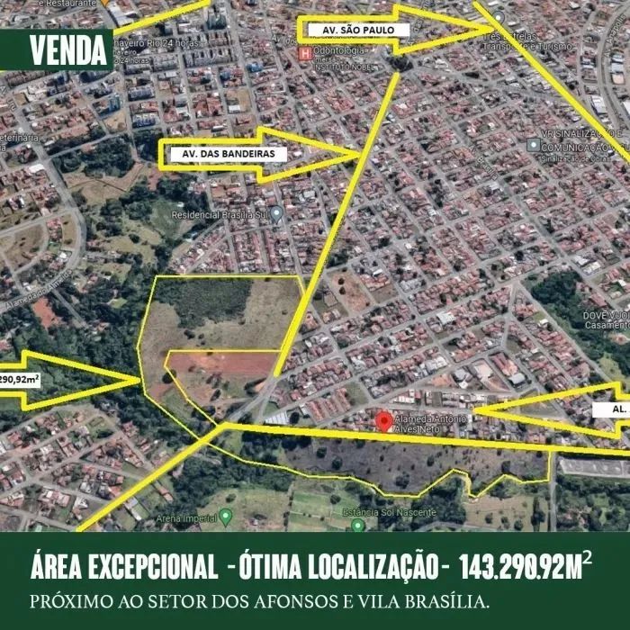 Terreno à venda no bairro Jardim Maria Inês em Aparecida de Goiânia/GO