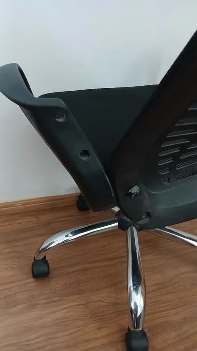 Cadeira de Escritório Giratória com Encosto de Malha - Foto 3