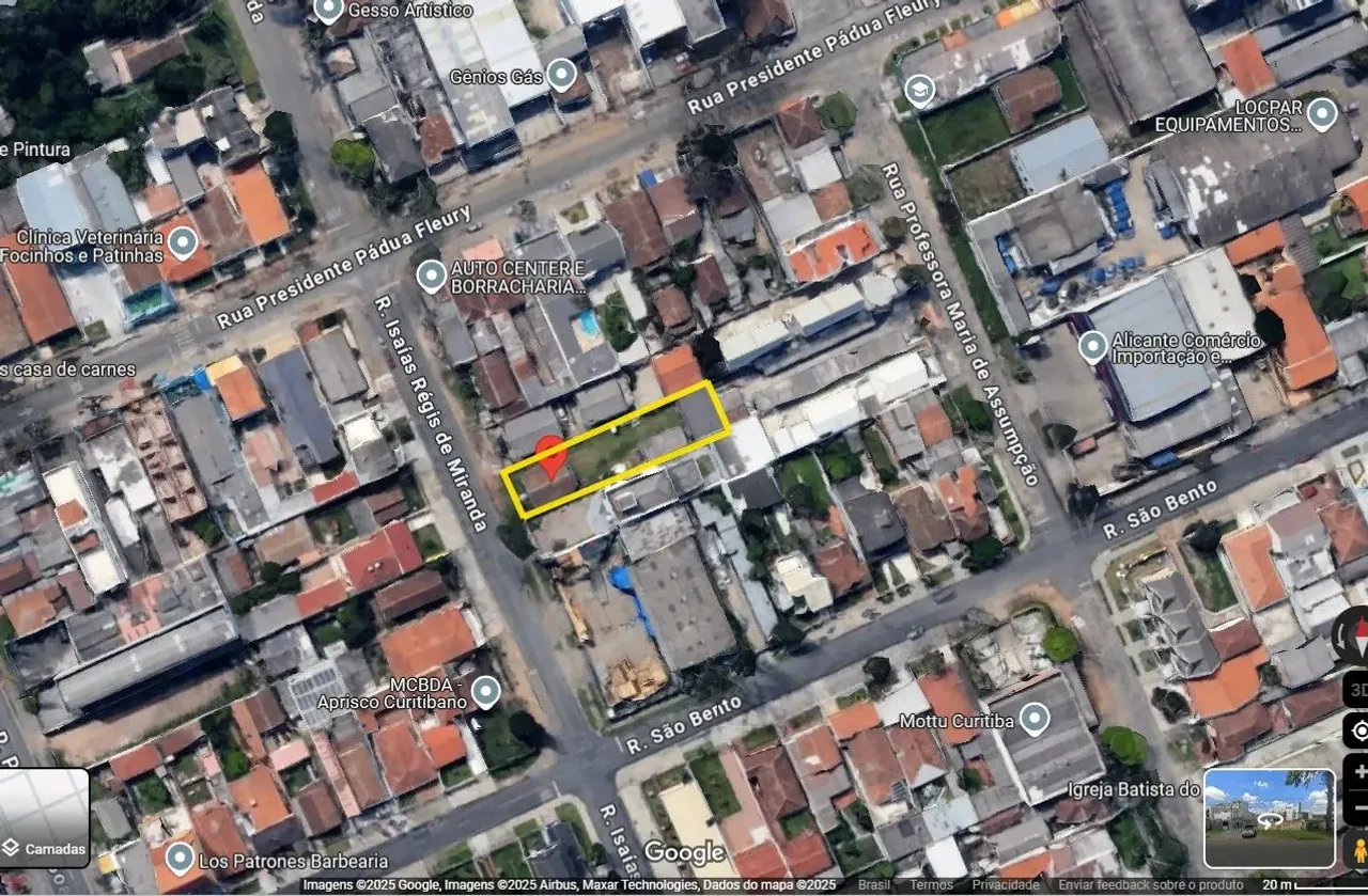 Lote/Terreno para venda possui 660 metros quadrados em Hauer - Curitiba - Paraná