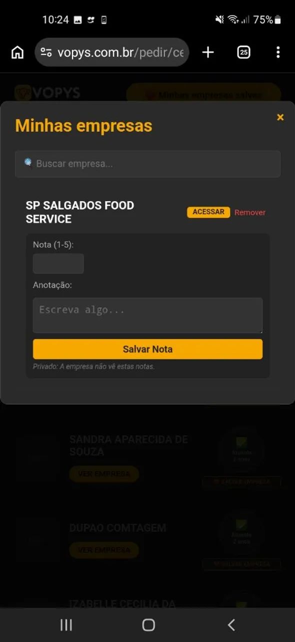Empresa/site/app com marca registrada a anos