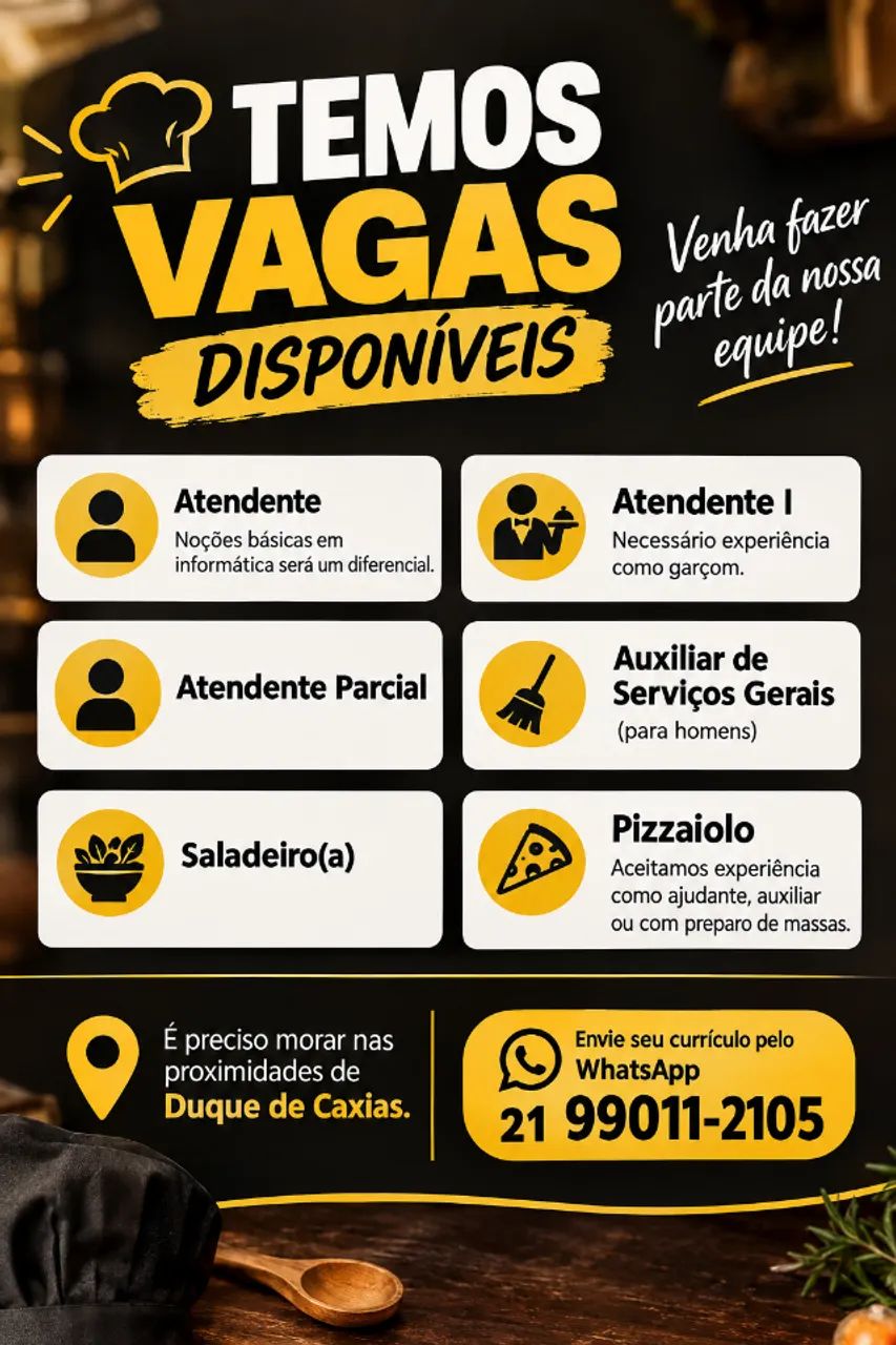Oportunidade de Emprego 