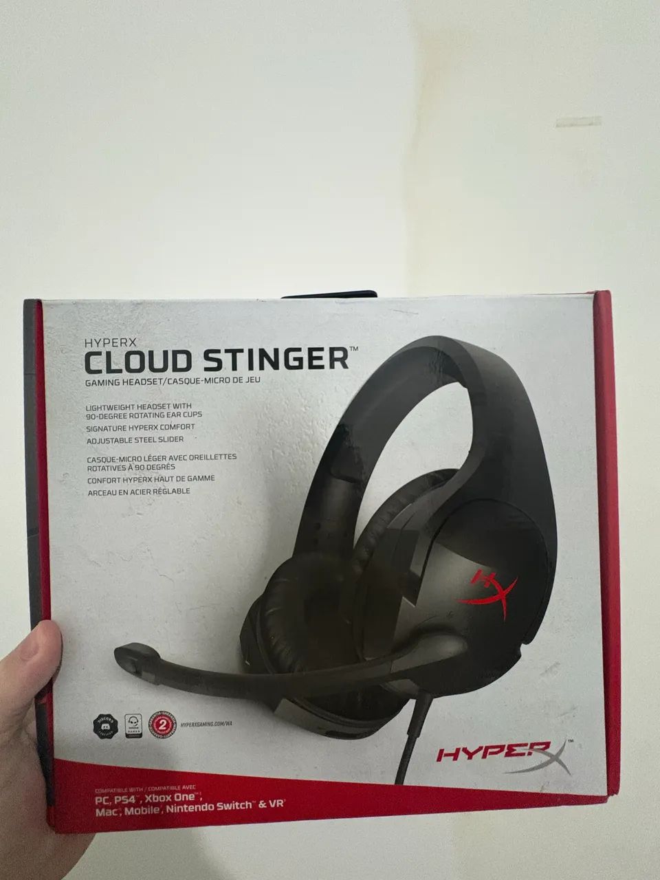 Headset Gamer HyperX cloud stinger LACRADO