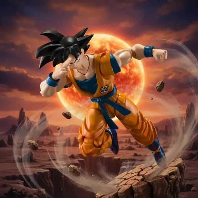 Figura de ação S.H.Figuarts Son Goku Super Hero - Foto 3
