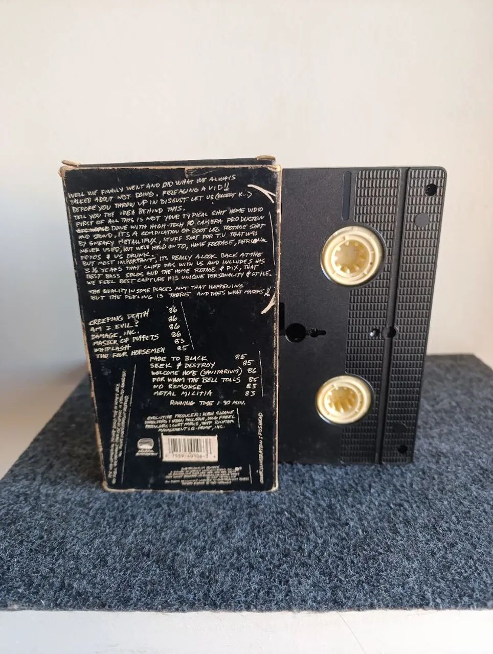 VHS Metallica Cliff Em All - 1987  - Foto 3