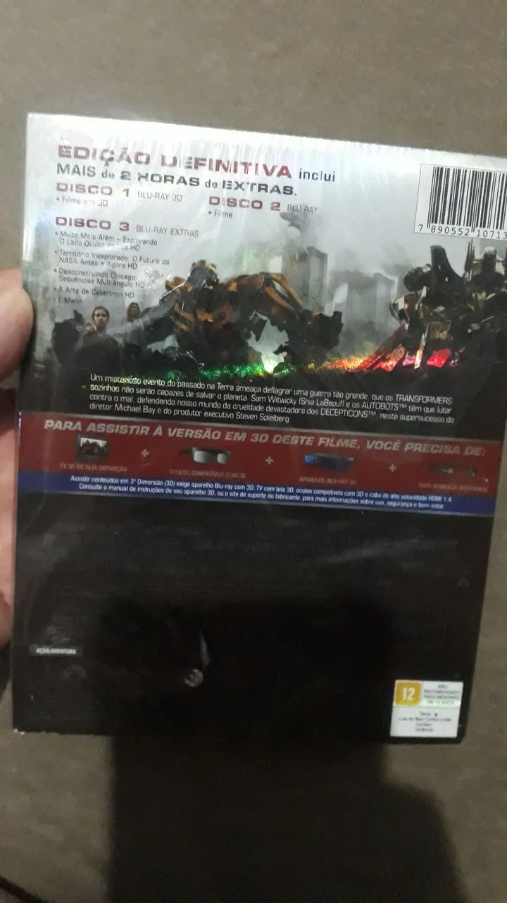 Transformers 3 em bluray 3d - leia - Foto 2