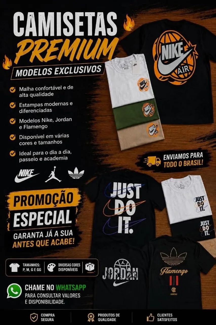 Camisas masculinas premium
