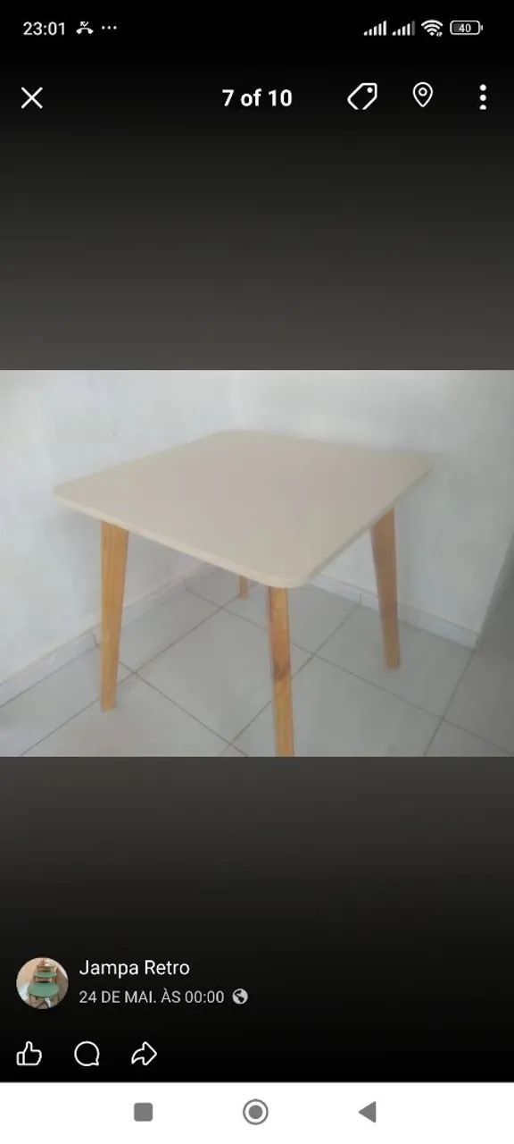 Mesas retro para sala ou cozinha  - Foto 4