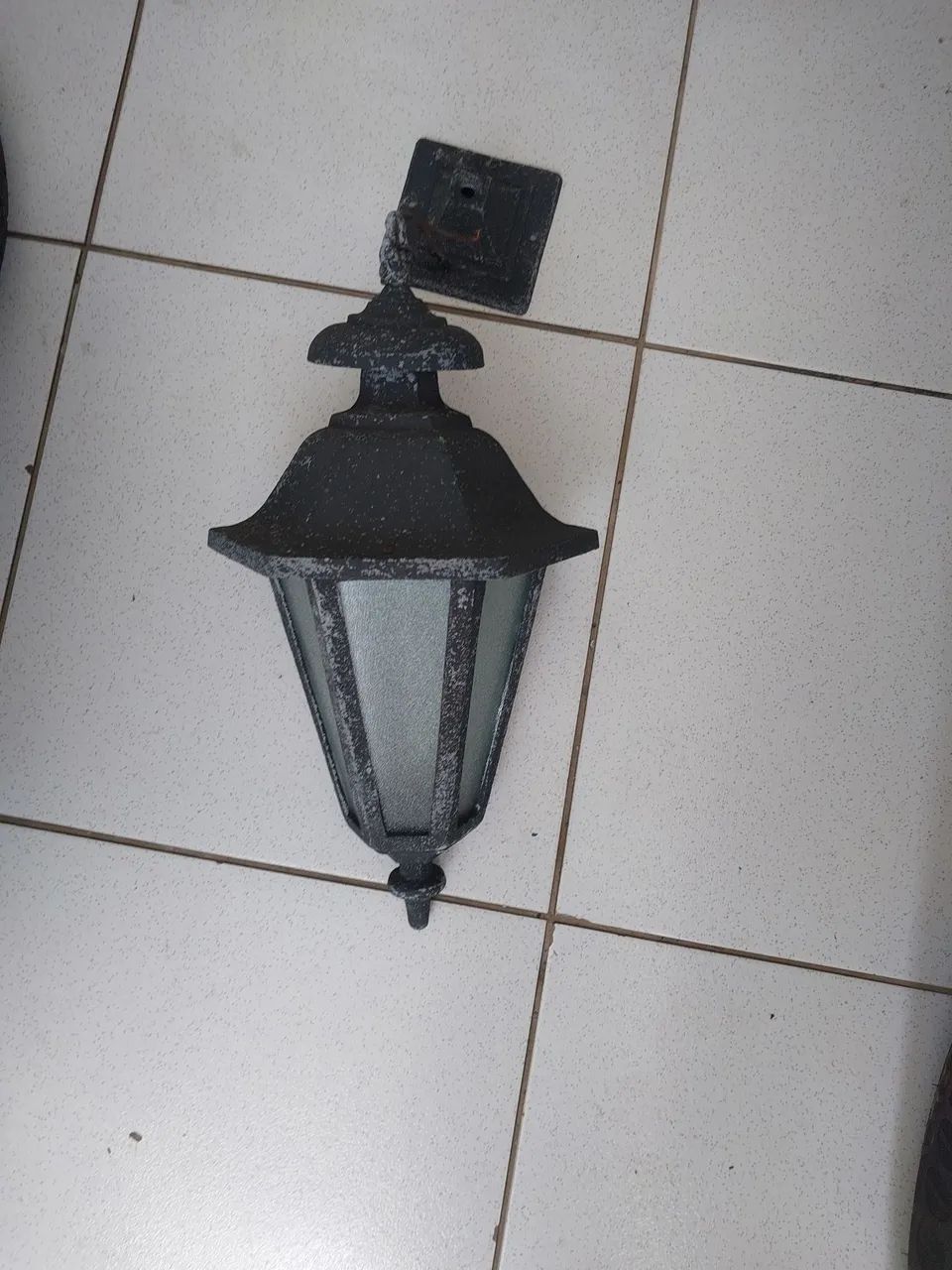 Lustre luminaria colonial ferro