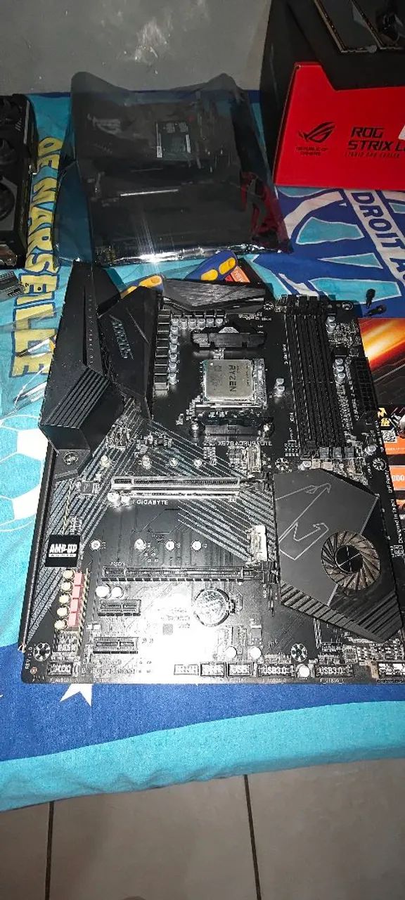Placa mãe x570 aorus elite - Foto 4