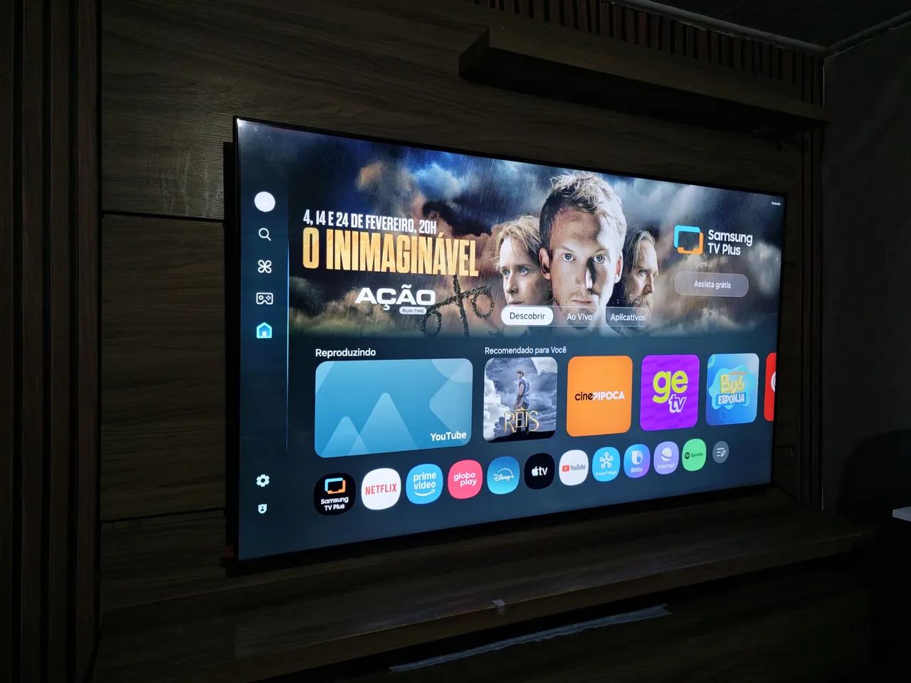 Tv de 65 polegadas com 1 mês da loja , com nota fiscal e na garantia  - Foto 3