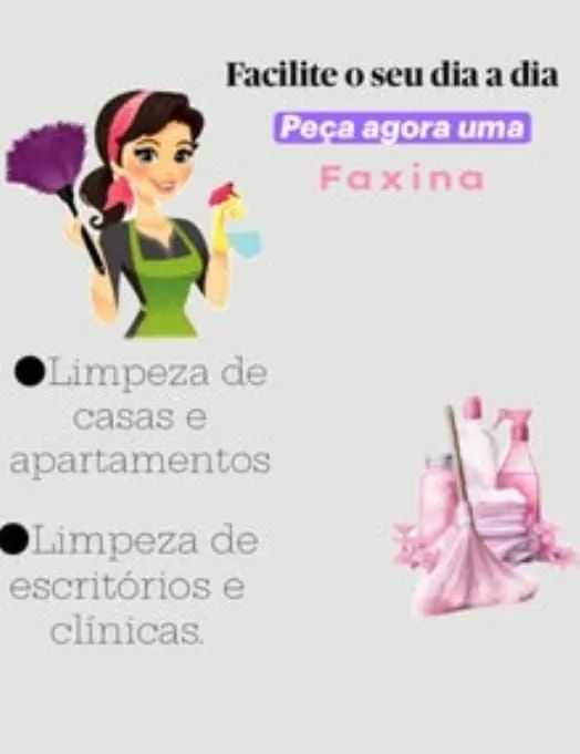 Faço faxina 