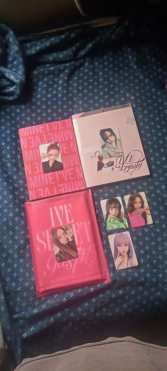 3 albums completos do IVE + 2 regulares e 1 pob