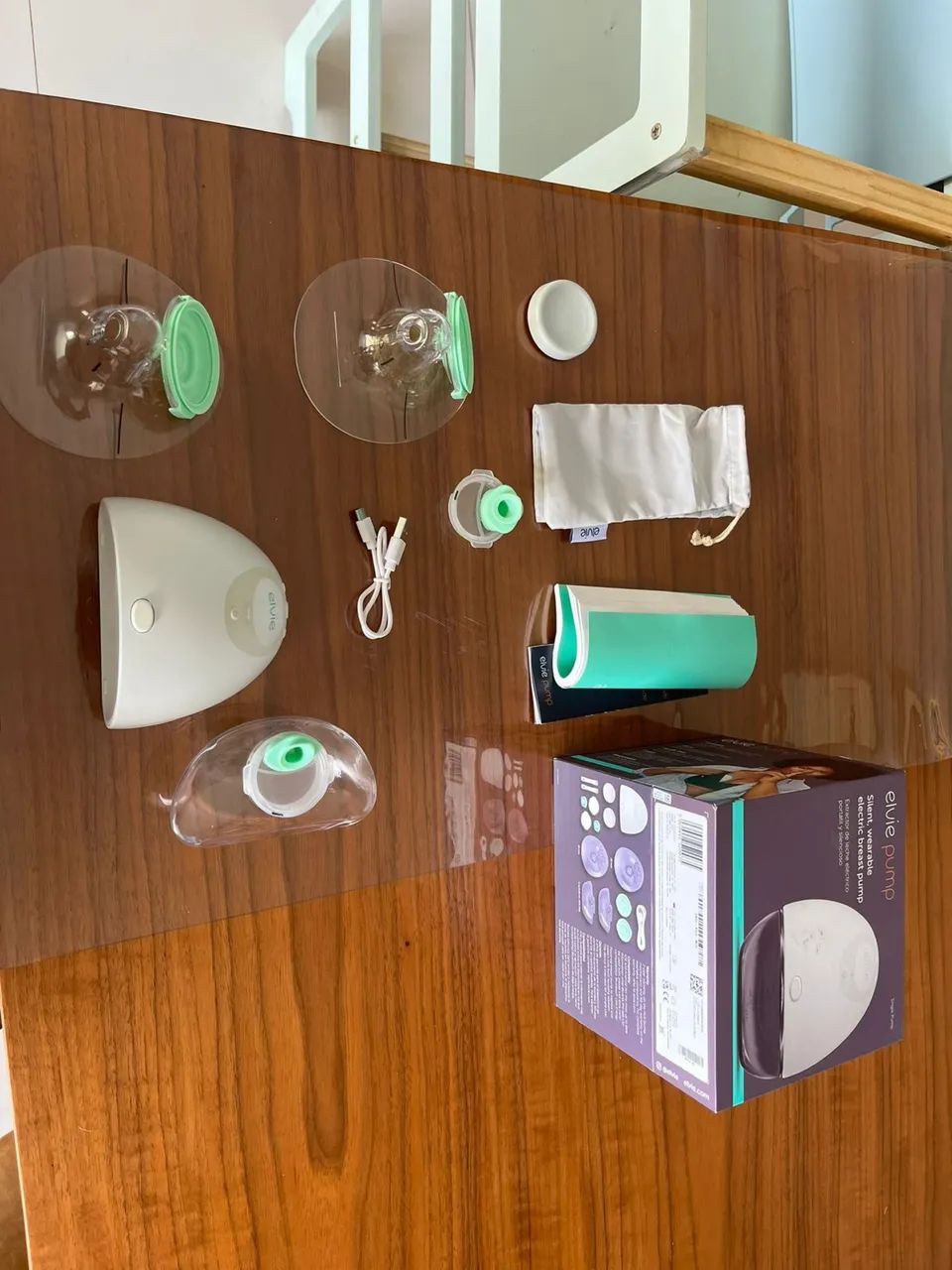 Bomba Tira-Leite Elvie com Bluetooth - Semi Nova - Importada EUA - Foto 3