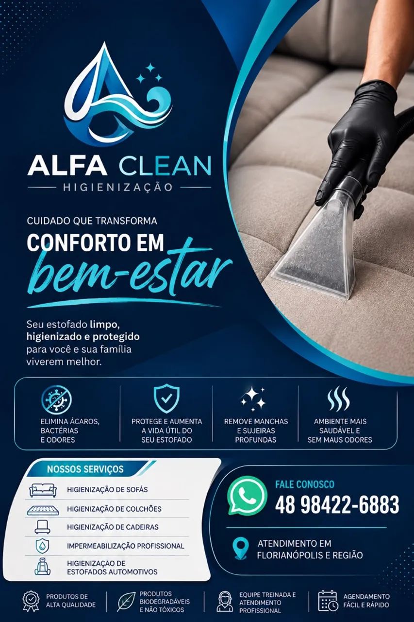 Higienização de estofados 