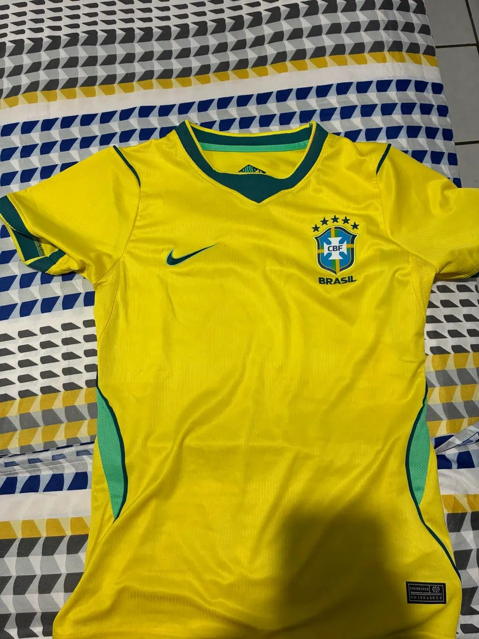 Camiseta feminina do Brasil 