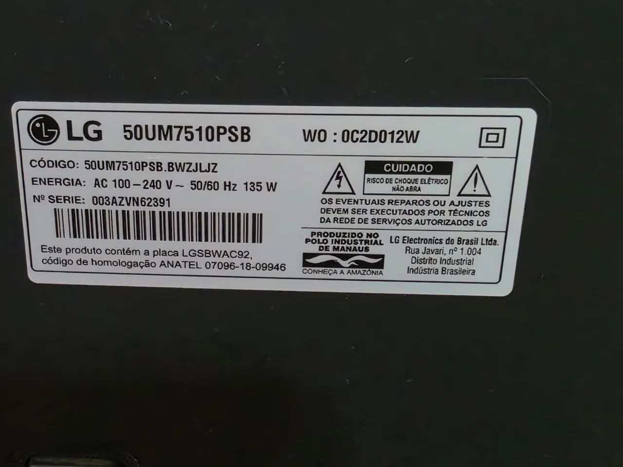 TV LG 50 polegadas  - Foto 3