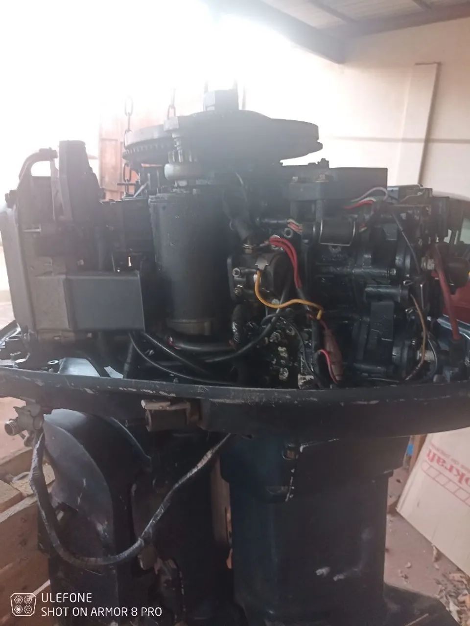 Motor de popa 90 HP Evinrude/ lancha  - Foto 3