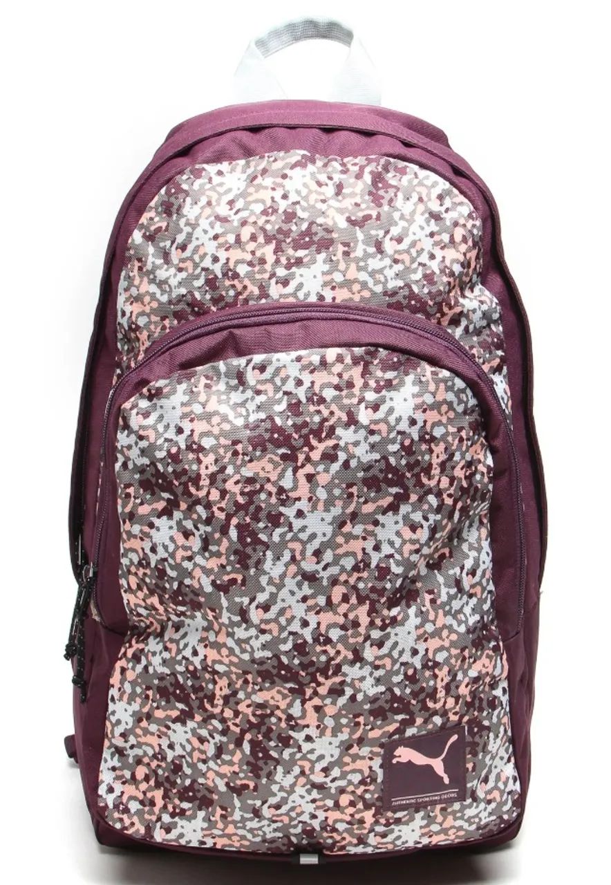 Mochila Puma Academy Backpack Graphic Roxo 