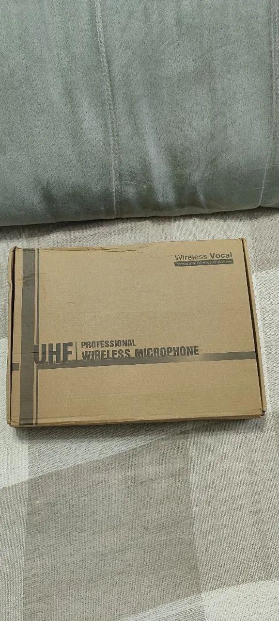 Microfone Sem Fio UHF Profissional Sistema Wireless. - Foto 4