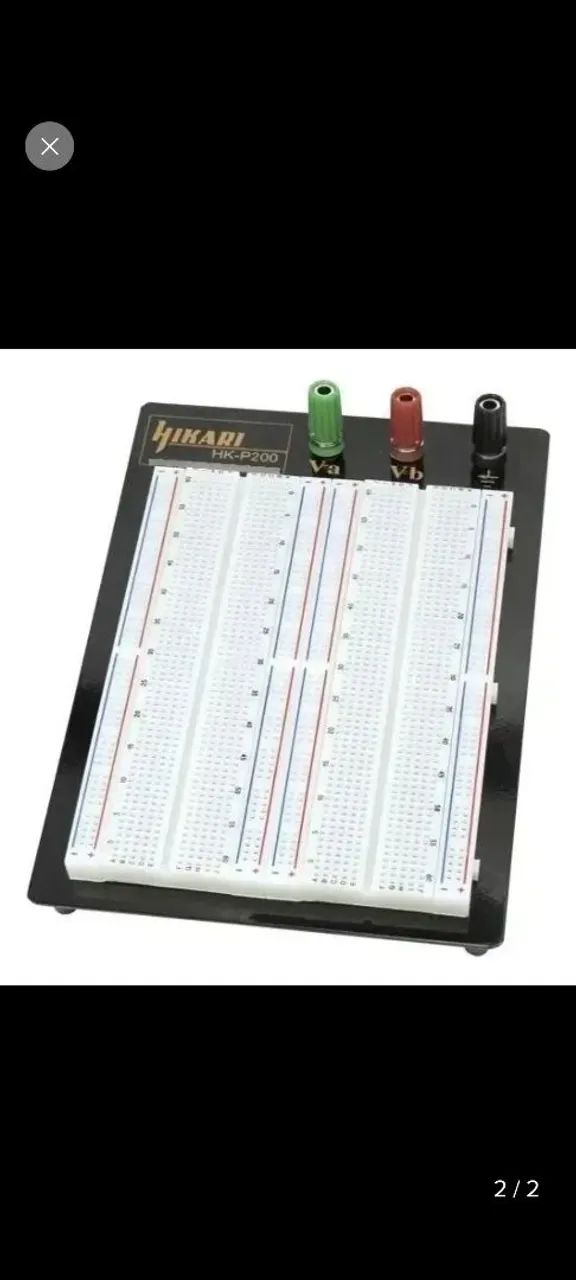 Fonte de bancada com wanpetk com protoboard Hikari com 1660 furos  - Foto 4