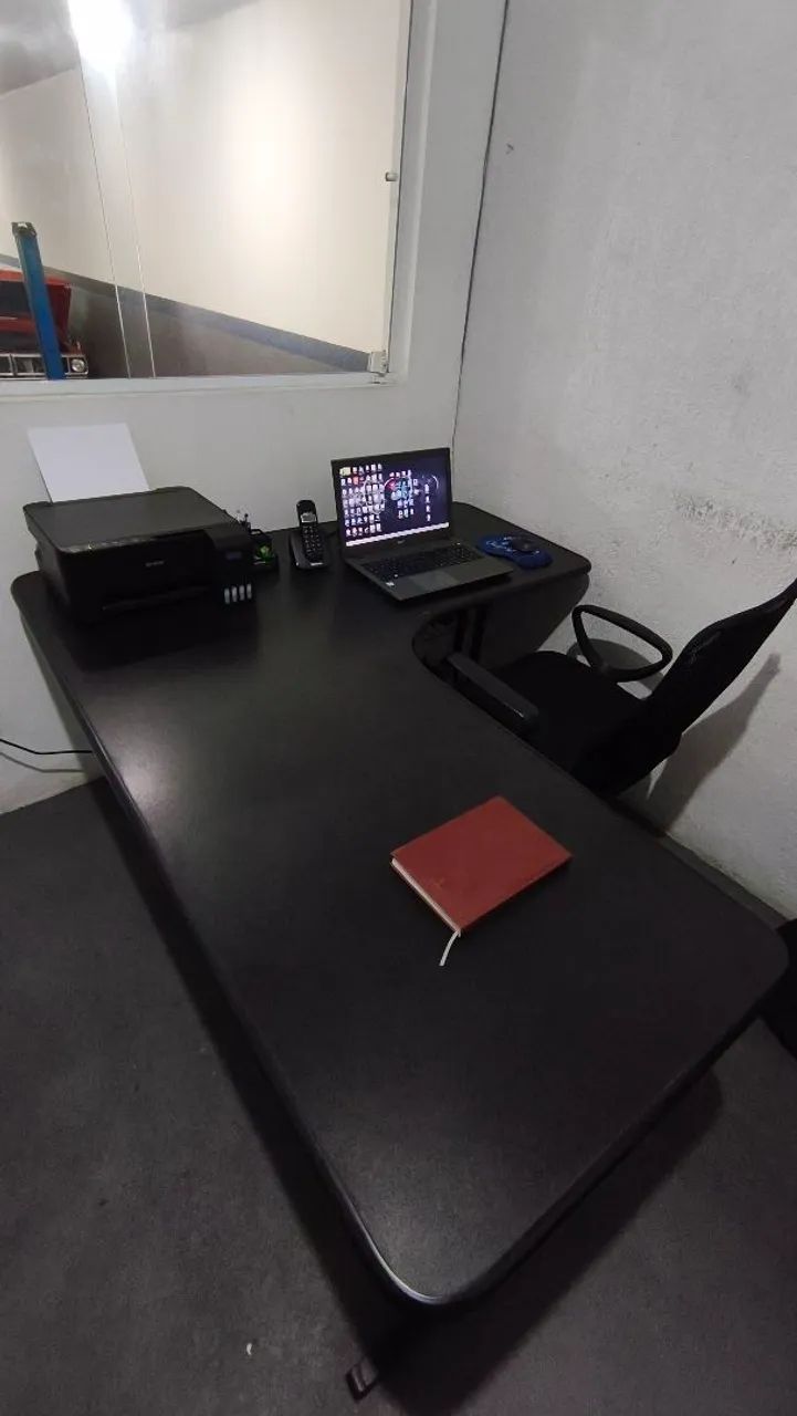 Mesa para escritório em L - Foto 3