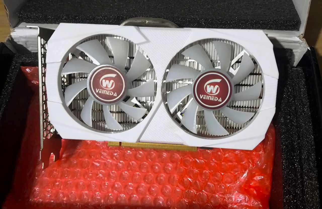 Placa de vídeo Veineda com defeito 