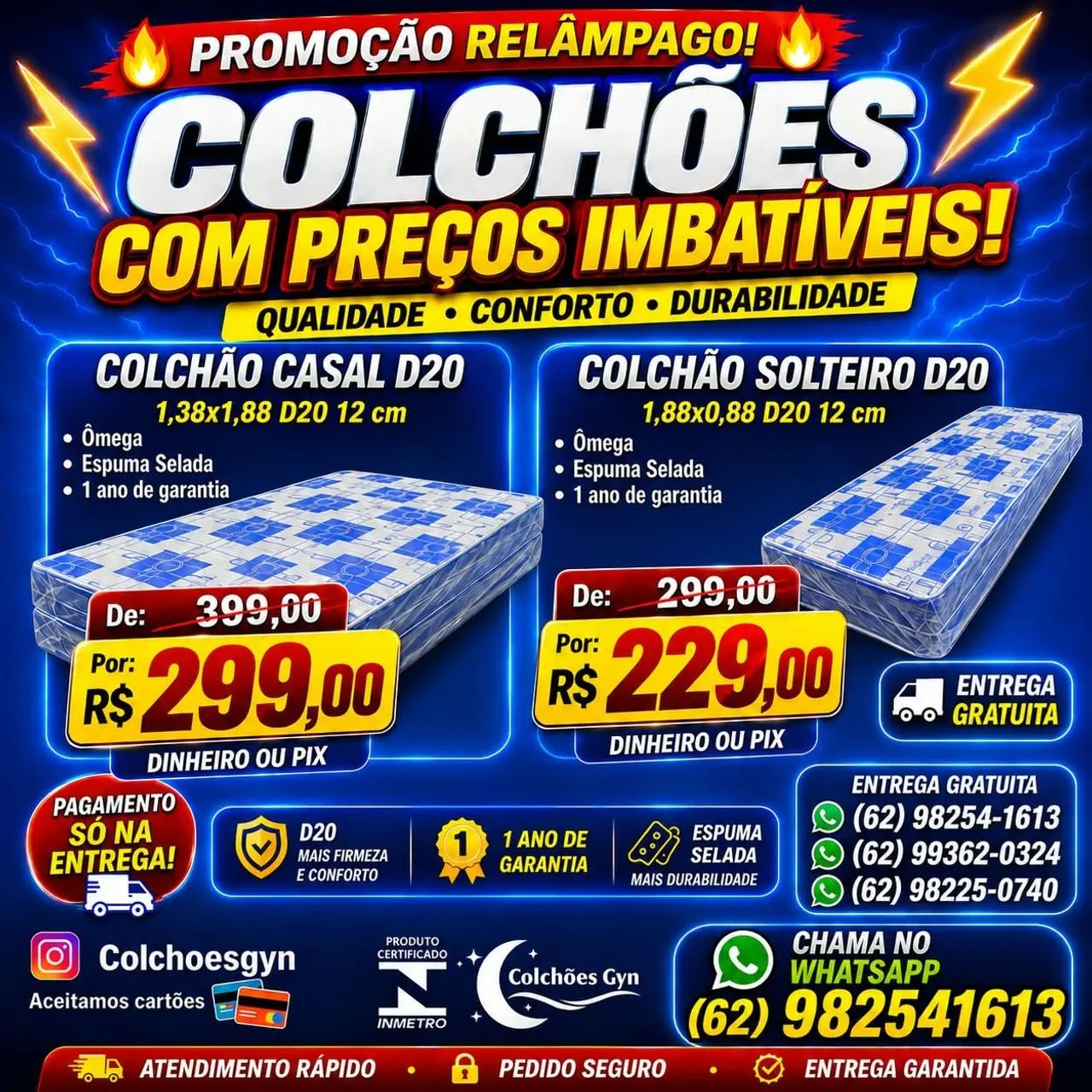 COLCHÃO BERÇO ENTREGA GRATUITA  - Foto 2