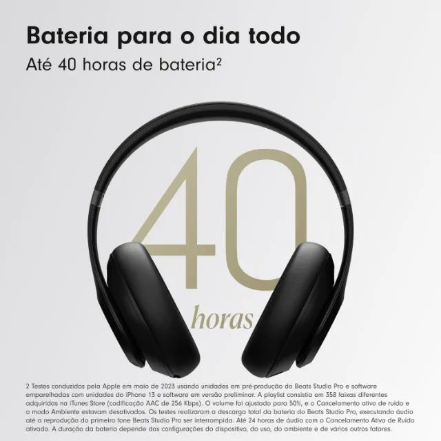 Fone de ouvido Beats Studio Pro - Foto 4