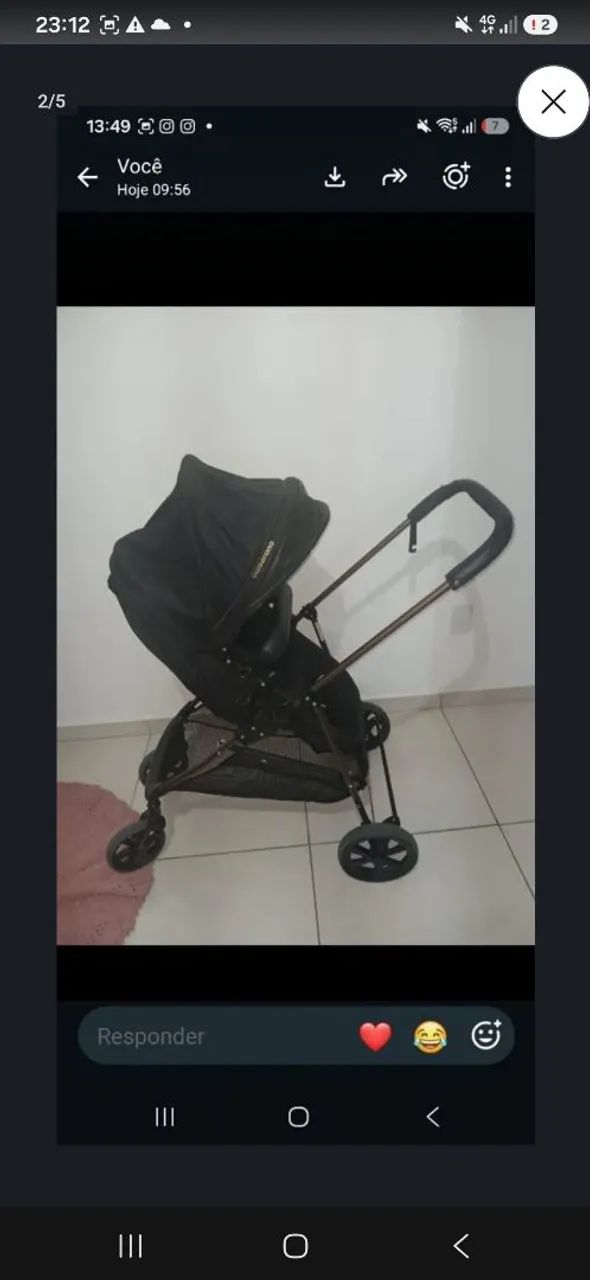 Carrinho de bebe  - Foto 2